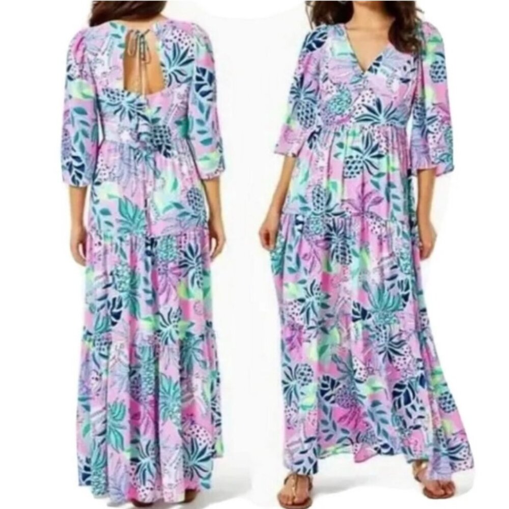 NWT Lilly Pulitzer Rease Maxi Dress - size 14